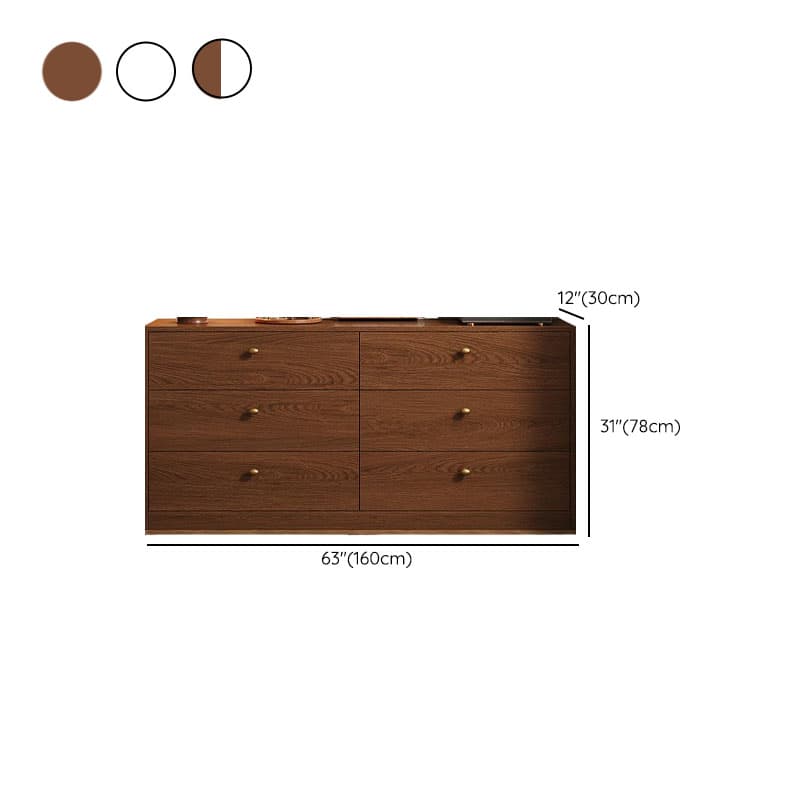 Simple Reclaimed Wood Double Dresser/Bachelor Chest with 8/6/4 Drawers in Horizontal/Vertical Orientation thumbnail 19