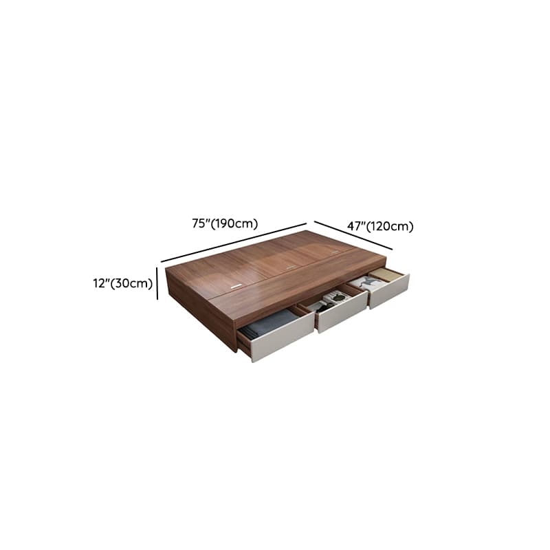 Auburn Contemporary Solid Color Storage Included Bed thumbnail 7