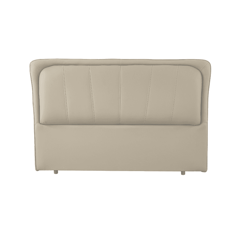 Free-standing Standard Standard（36-55“） Rectangle Full(54"W x 75"L) Panel Headboard With Legs, Sponge Filing and Wood Frame thumbnail 2