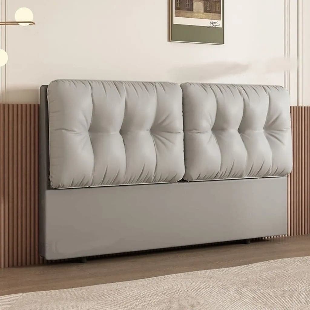 Modish Style Panel Headboard with No Distressing, Button-tufted Rectangle Design for King/Queen/Full Bed, Cotton Upholstery Fill, Standard Height thumbnail 5