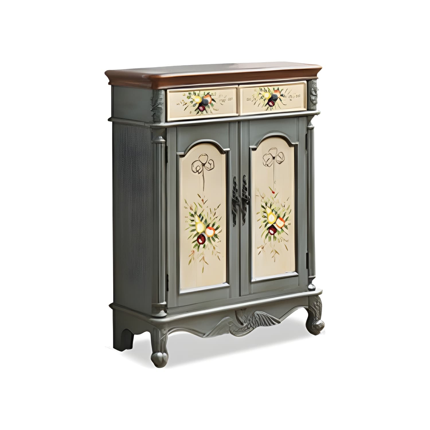 Glam Style Wood Sideboard with Drawers Dining Server for Kitchen thumbnail 3