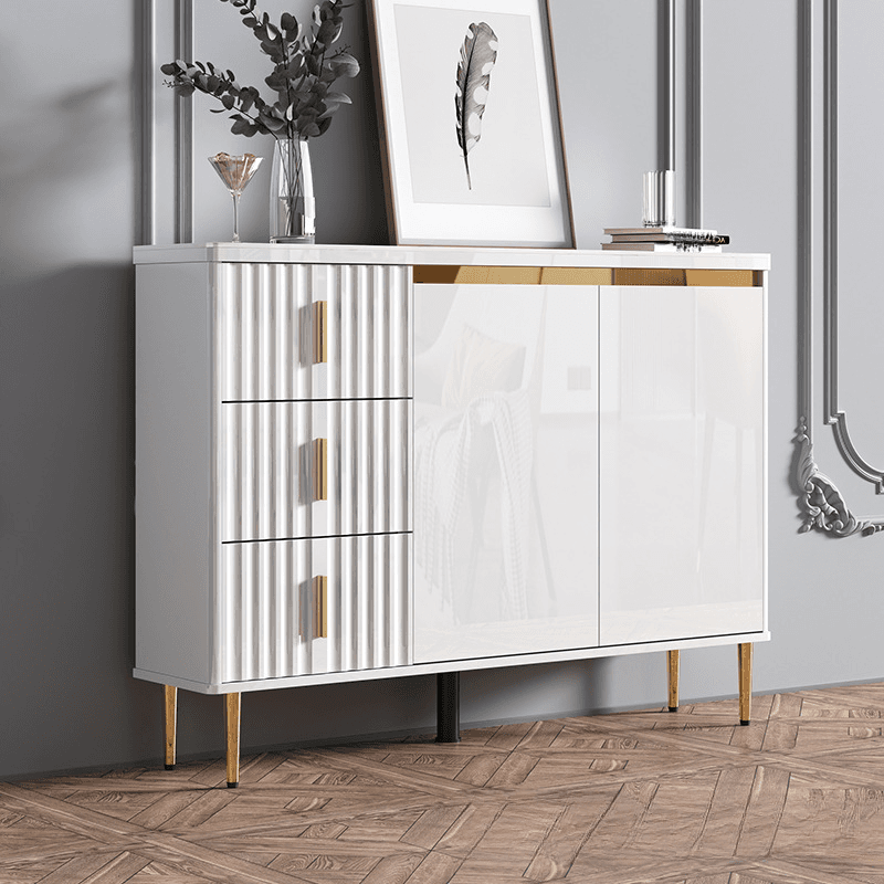 Luxurious Chalk Stone Standard Flooring Sideboard with 3 Doors & Variable Shelf thumbnail 10
