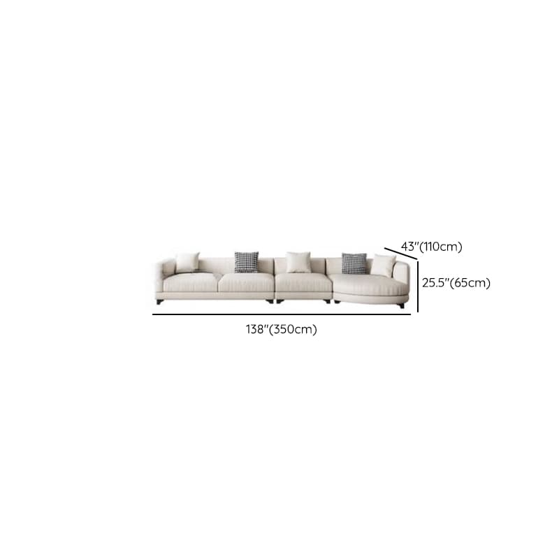 Living Space Use 4 Pc /5 Piece Set L-Shape Right Hand Facing Corner Sectional, 5-Seater /Seats 6 thumbnail 16