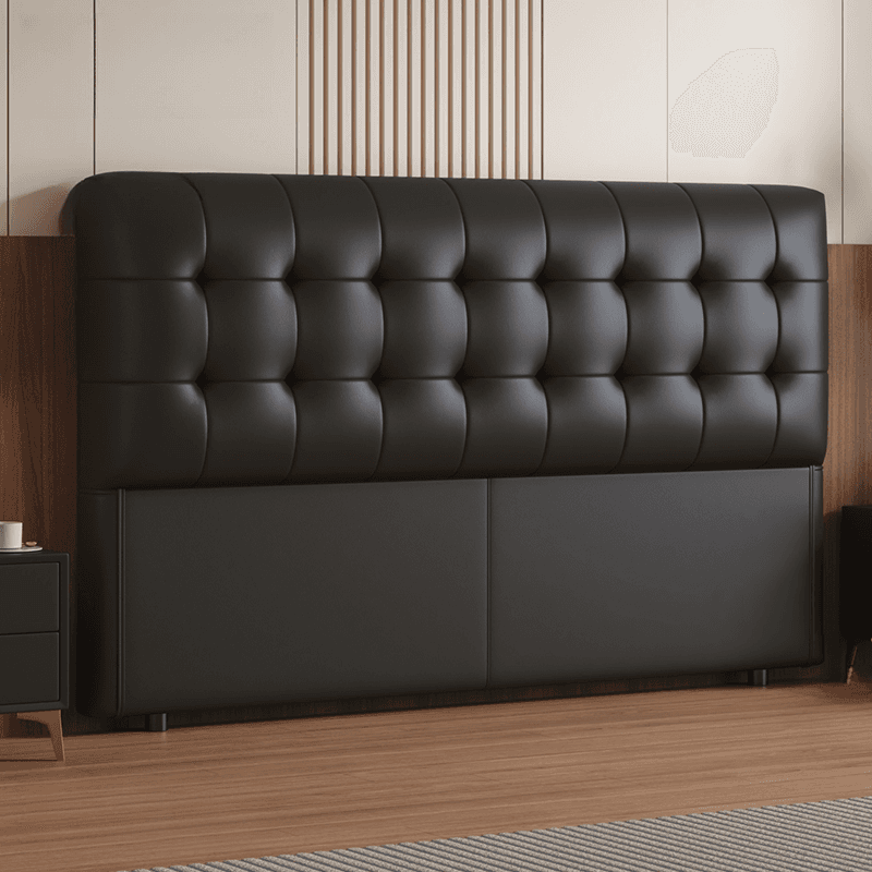 Trendy Panel Headboard with No Distressing, Piled Tufted Rectangle Design for King/Queen/Full Bed, Featuring Sponge Upholstery and Standard Height thumbnail 3