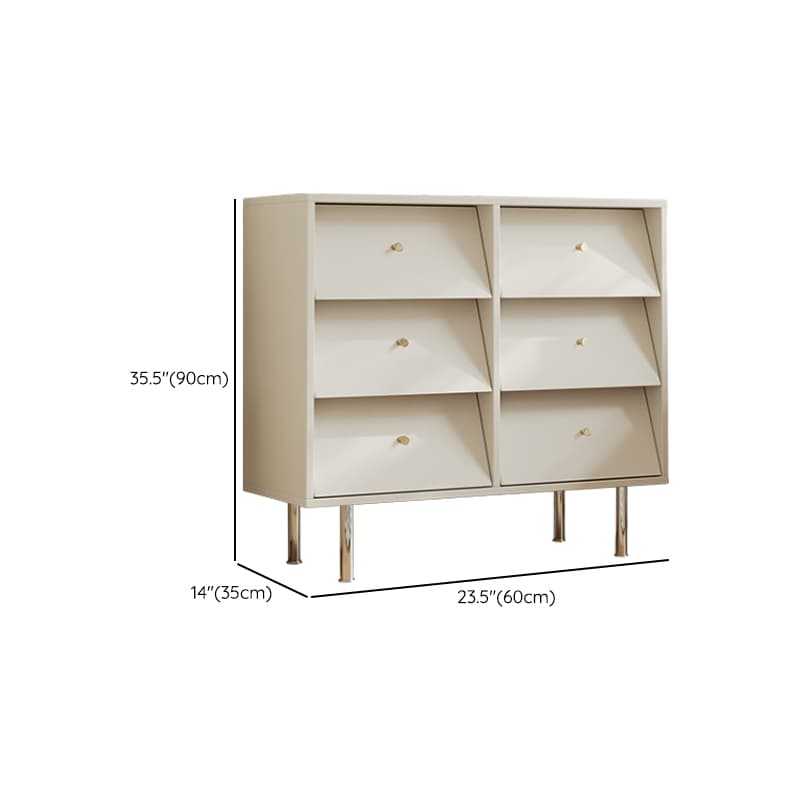Chalk Casual Raw Wood Semainier for Sleeping Quarters with 9 Drawers/6 Drawers Horizontal/Vertical thumbnail 16