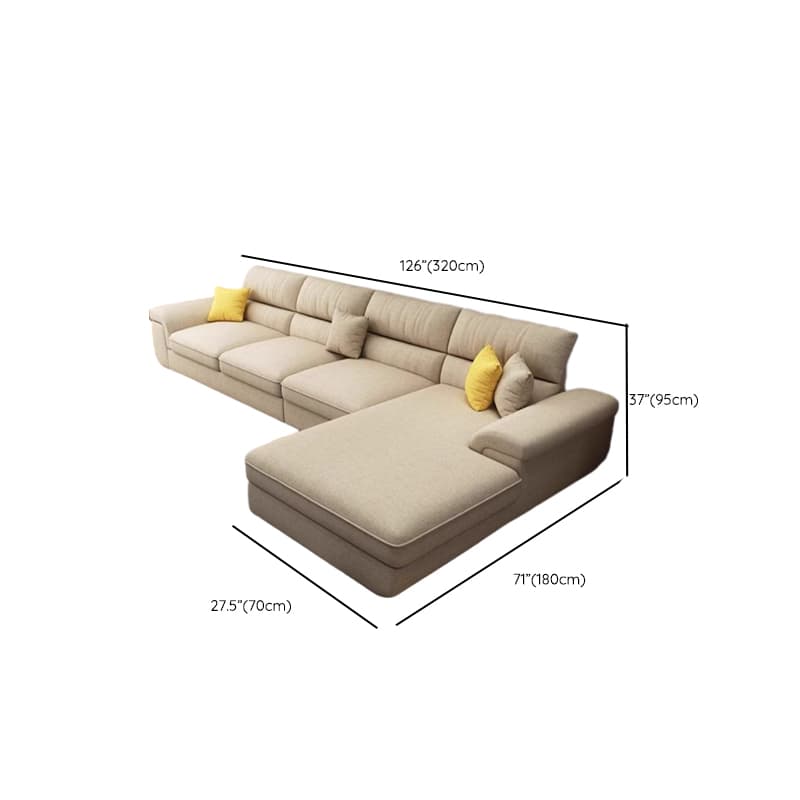 L-Shape Olive Green/Oatmeal/Midnight Black Right Upholstered Sofa Recliner in a Contemporary Style thumbnail 19