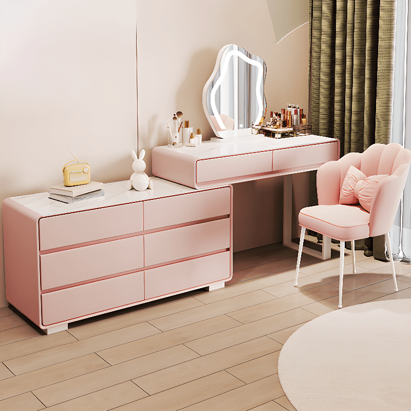 Scalable Push-Pull Vanity Set, Lighting System, Adjustable Touch & Adjustable Brightness, Peony thumbnail 4