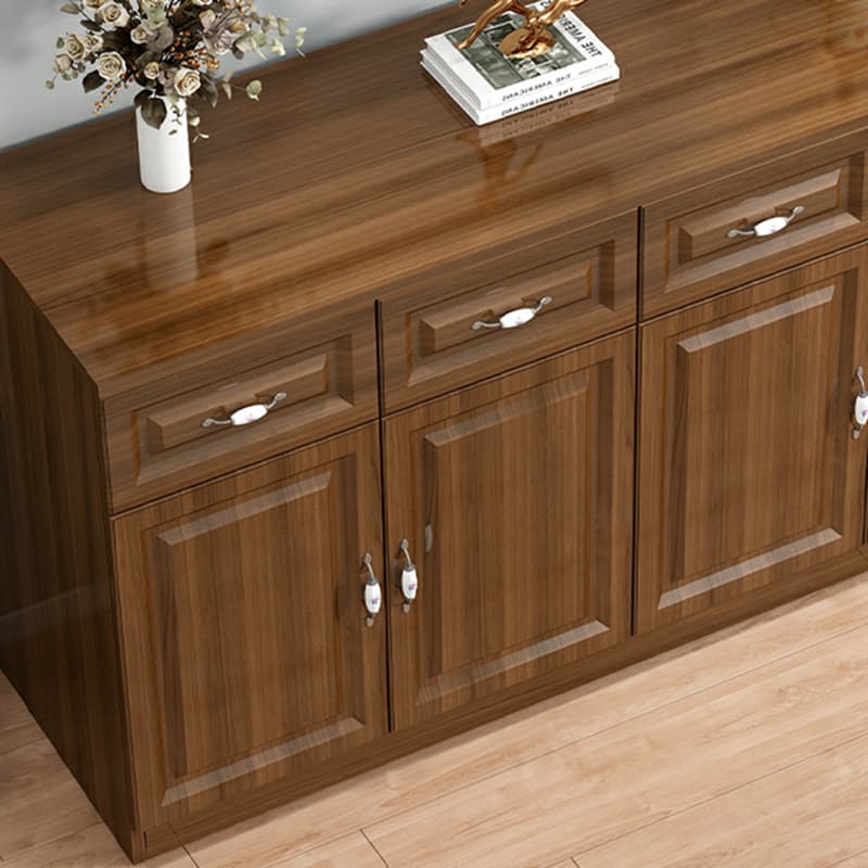 Modern Wood Cabinets Buffets & Sideboards 31.5 inches Width Non-Adjustable Drawers Included thumbnail 9