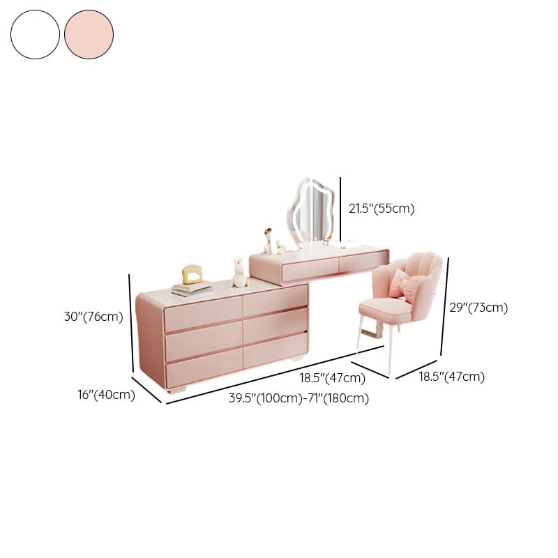 Scalable Push-Pull Vanity Set, Lighting System, Adjustable Touch & Adjustable Brightness, Peony thumbnail 16
