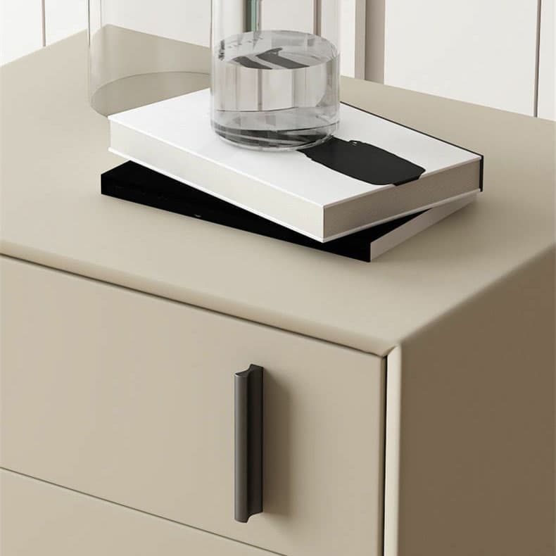 Trendy Multi Color Pu Drawer Storage Nightstand with 2 Drawers & Leg thumbnail 10