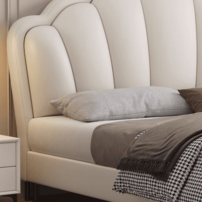 Storage Included with 3 Storage Boxes, Natural Wood Frame, Storage Drawer, Panel Headboard, and Sponge Upholstery thumbnail 4