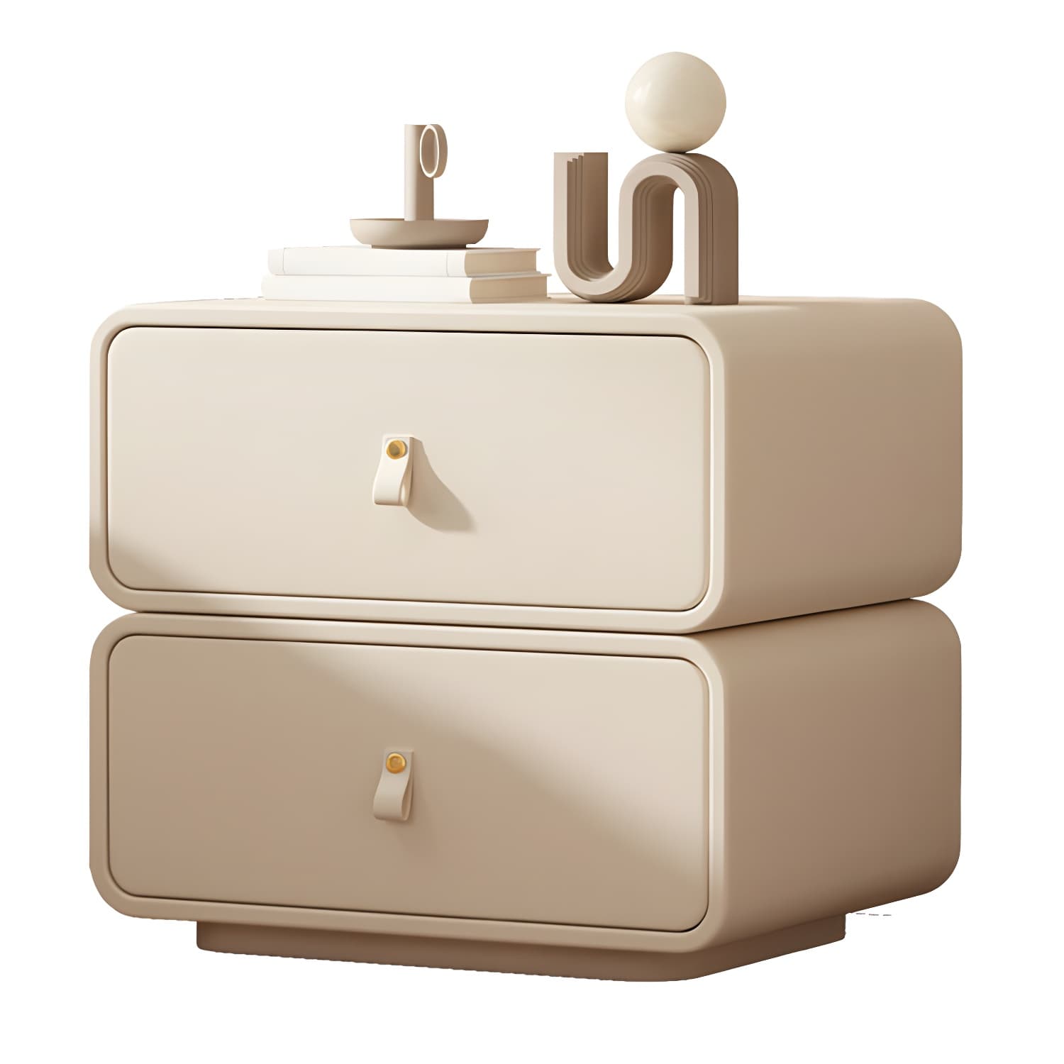 Modernism Bedside Desk Shape in Rectangular with Two-drawer for Bedroom thumbnail 15