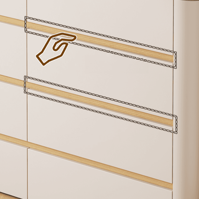Casual Composite Wood Console Dresser/Bachelor Chest with 8/6/4 Drawers in Horizontal/Vertical Orientation thumbnail 6