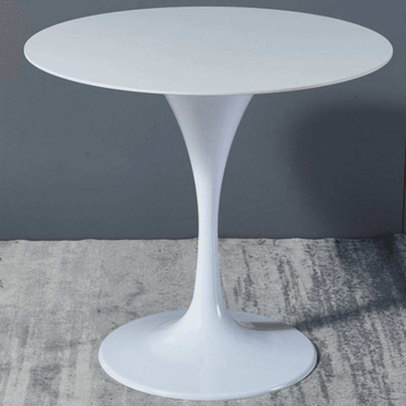 Chalk Circular Stone Art Deco/Glamorous Dining Table for 2, Scratch-immune & Fixed Table thumbnail 11