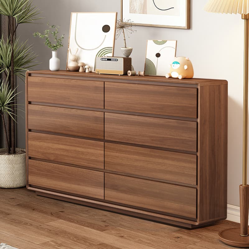 Simple Timber Console Dresser/Semainier/Bachelor Chest Horizontal/Vertical with 9 Drawers/6 Drawers/5 Drawers for Sleeping Quarters thumbnail 3