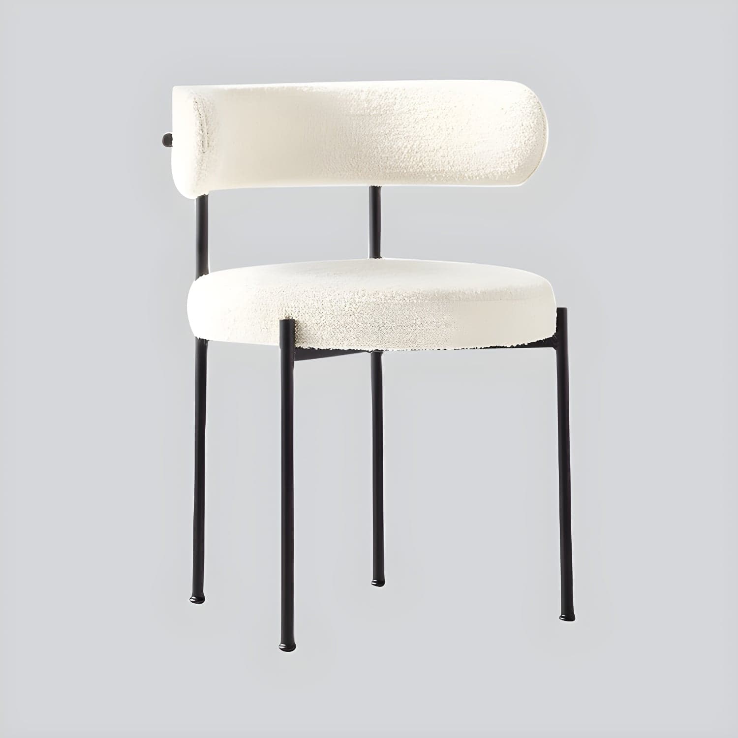 Modern Style Upholstered Side Chair Open Back Dining Chair for Dining Room thumbnail 11