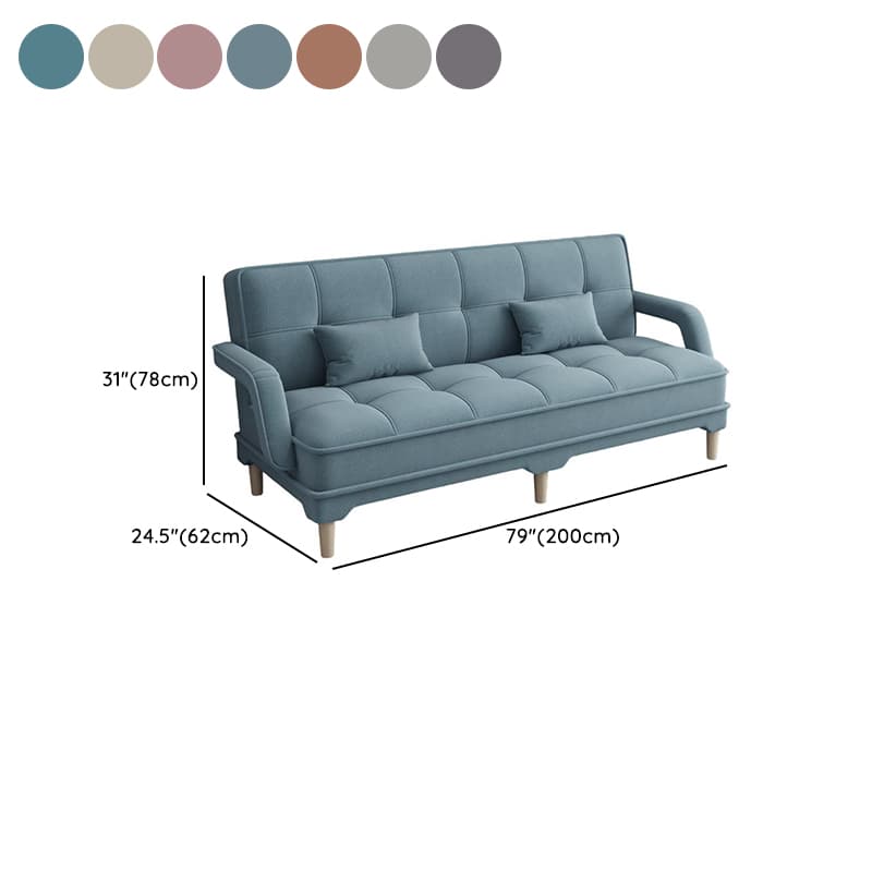 Tear Resistant Standard Sofa in Gray/Light Blue/Amber Color with Arm thumbnail 20