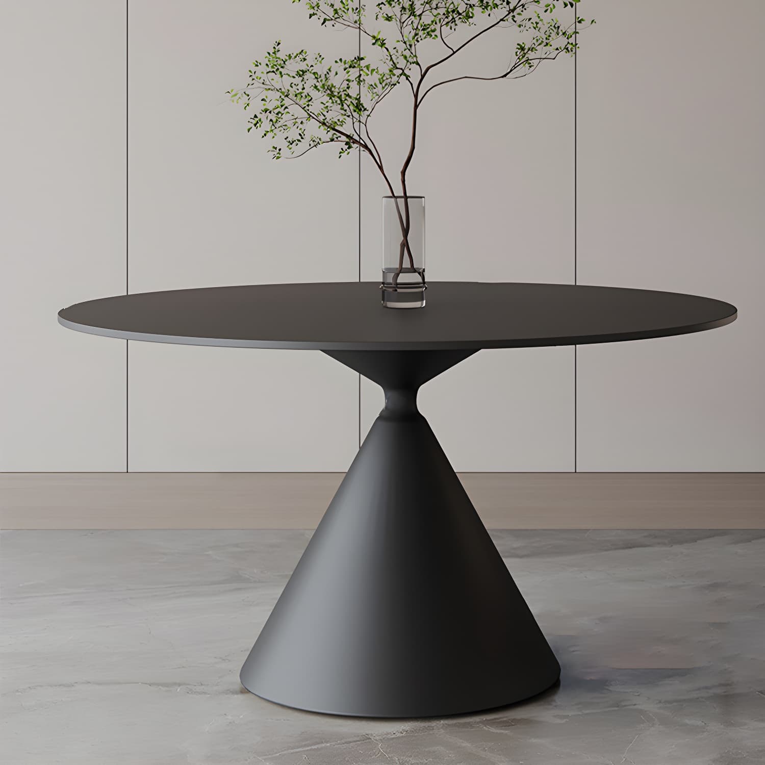 Sintered Stone Home Dining Table Modern Round Dining Room Table thumbnail 1