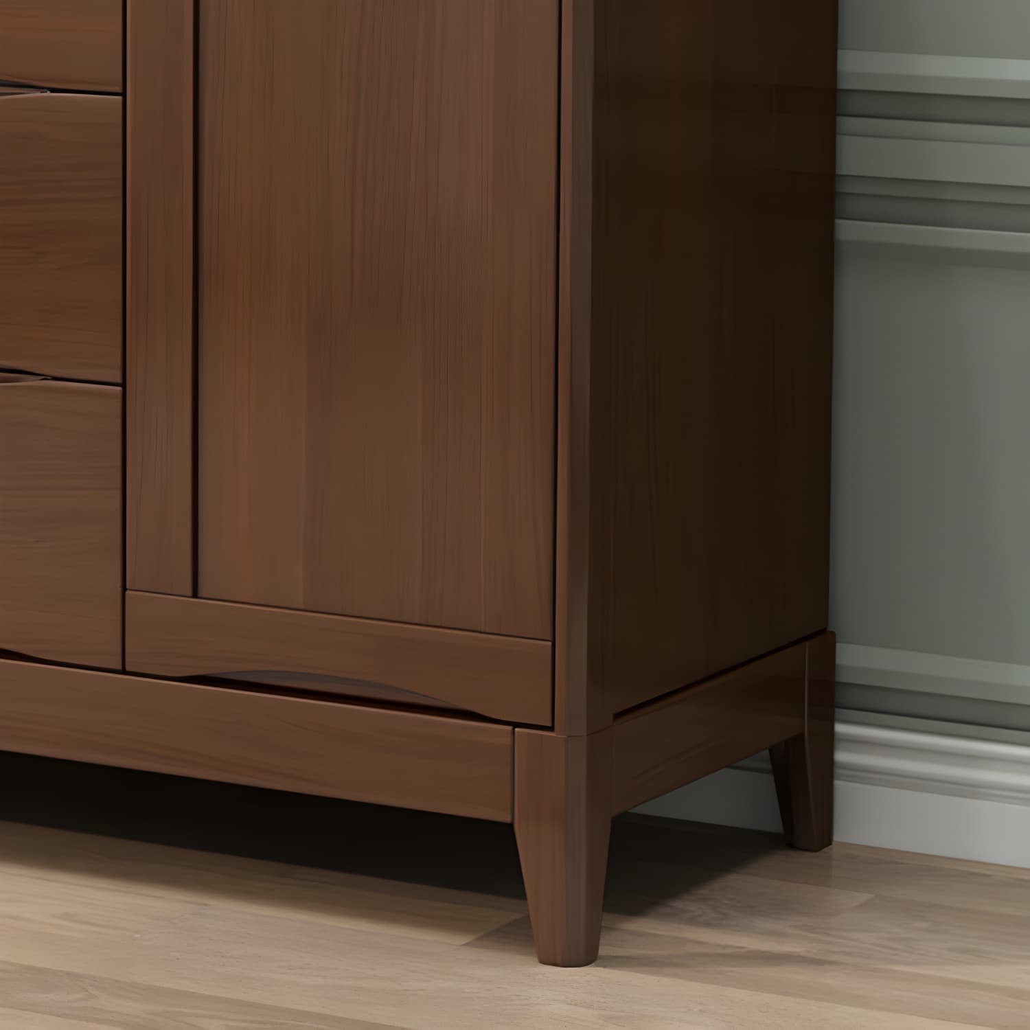 29.5"Tall 4 - Drawer Accent Cabinet, Wooden Rectangle Cabinet thumbnail 10