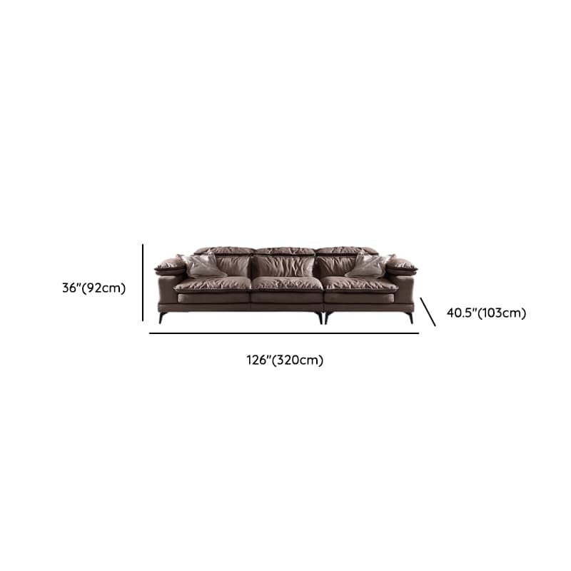 Cocoa Straight/L-Shape Horizontal/Left Hand Facing Sofa Couch/Sofa Recliner in a Contemporary Style thumbnail 10