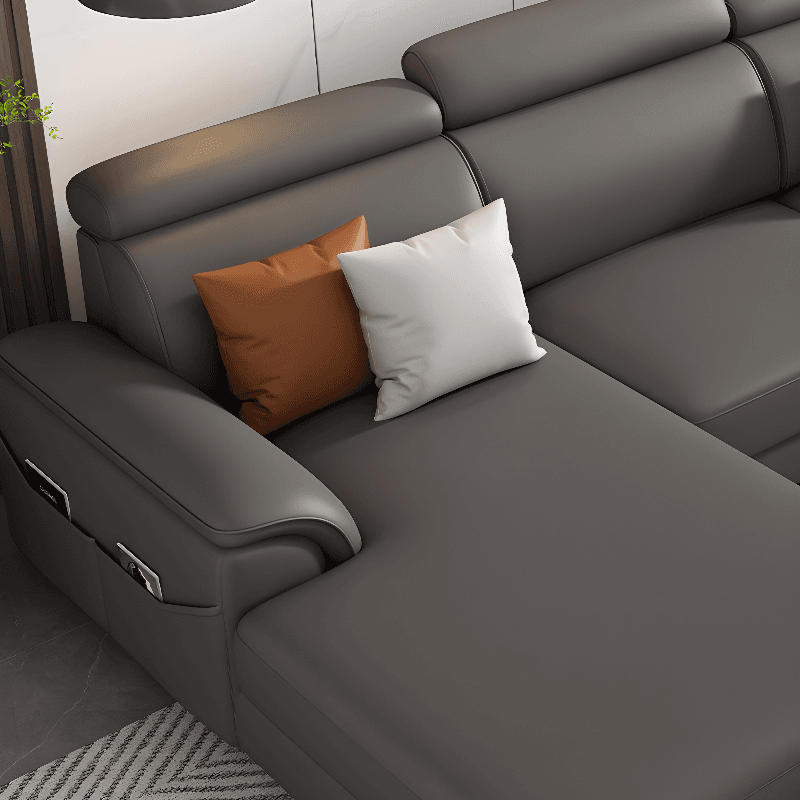L-Shape/Straight Left/Horizontal Sofa Recliner/Sofa Couch with Pine Wood Frame thumbnail 8