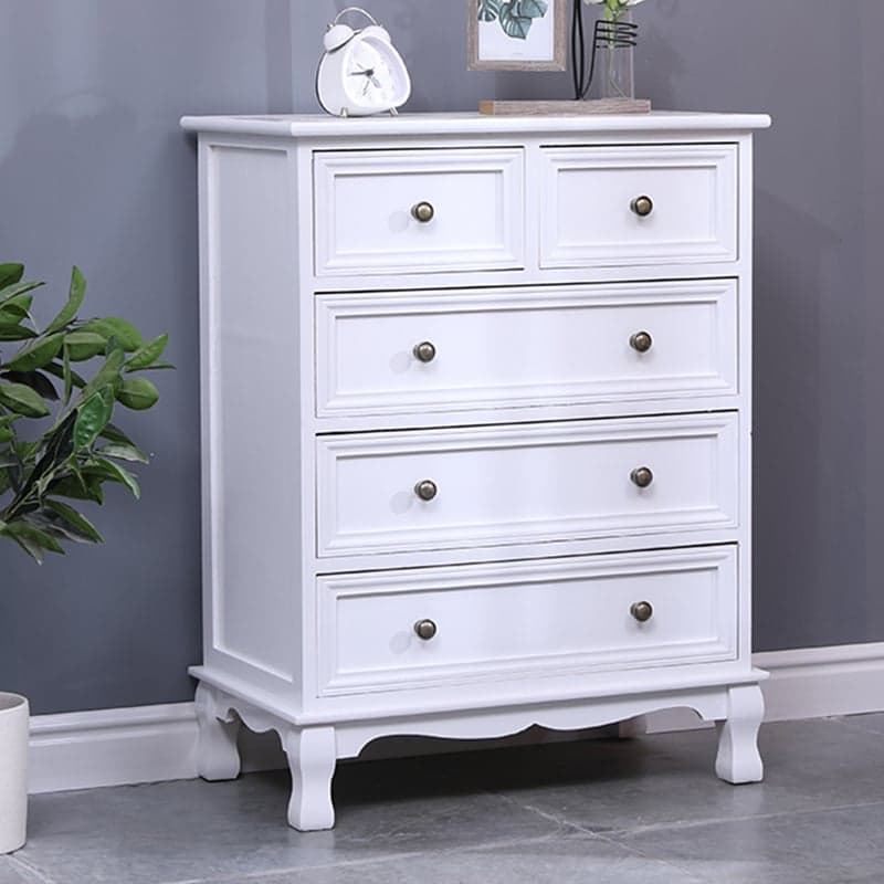 Modern Wooden Bachelor Chest with Vertical Drawers with Drawers thumbnail 3