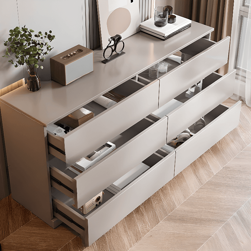 Minimalist Hardwood Horizontal Console Dresser thumbnail 4