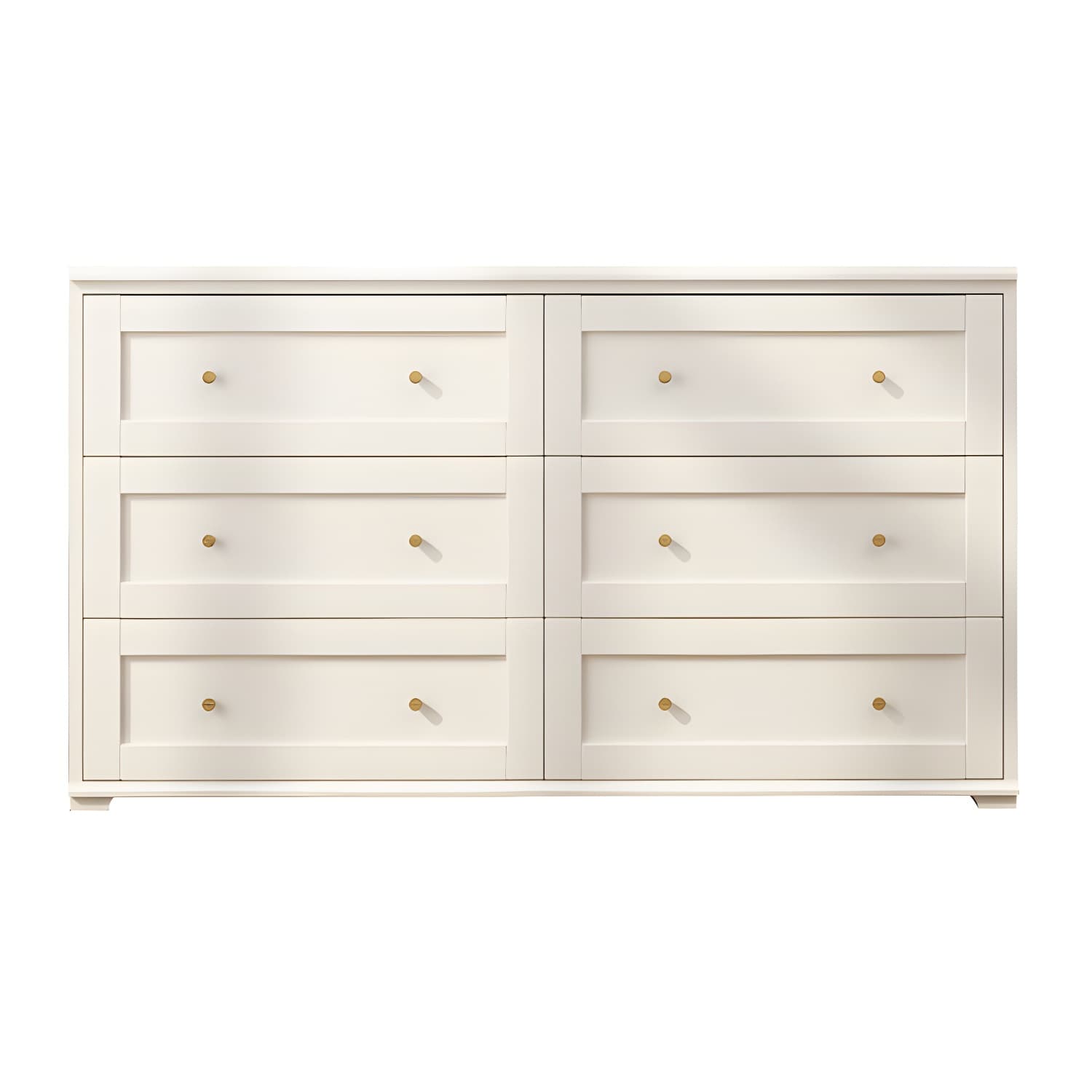Modern Horizontal Double Dresser Birch Wood Storage Dresser for Bedroom - image 11