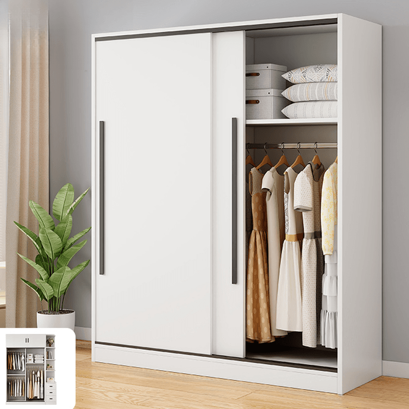 Chalk Modish Wood Dressing Station Soft Close Drawer Soft Close Door Interior Shelves