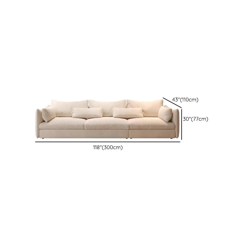 Straight/L-Shape Horizontal/Right Ink/White Sofa Couch/Sofa Recliner with Concealed Support for Drawing Room thumbnail 14