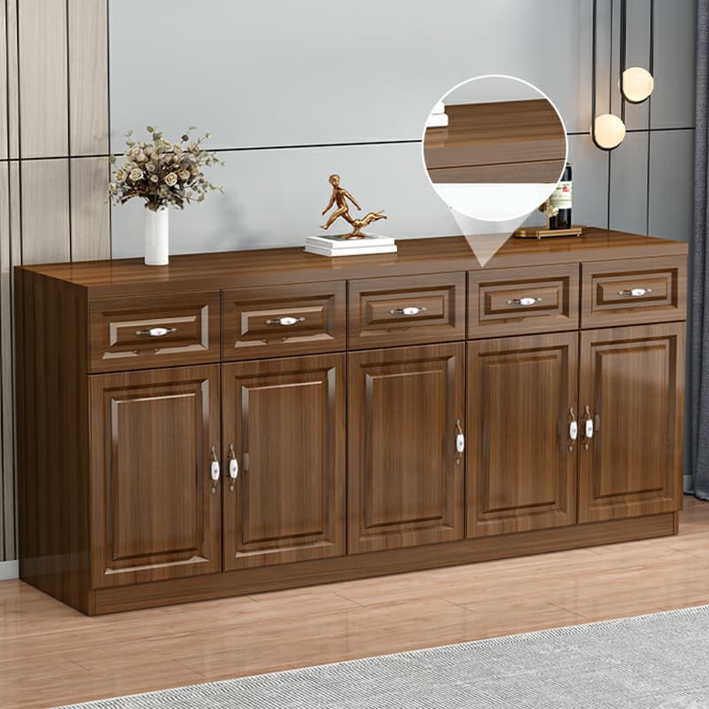 Modern Wood Cabinets Buffets & Sideboards 31.5 inches Width Non-Adjustable Drawers Included thumbnail 4
