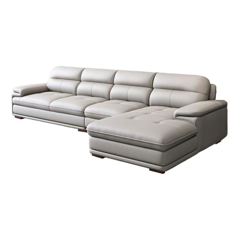 Versatile Straight/L-Shape White Sofa/Sofa Recliner with Horizontal/Right Hand Facing Orientation thumbnail 5
