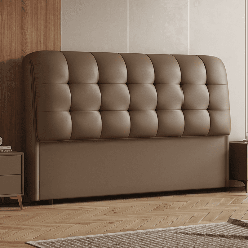 Simplistic Style Panel Headboard with No Distressing, Piled Tufted Rectangular Design for Queen/Full/Twin XL Bed, Featuring Sponge Upholstery and Standard Height thumbnail 3