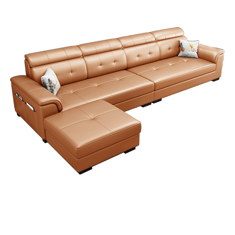 L-Shape Parlor Corner Sectional with Left Hand Facing Orientation, Decorative-stitched Tufting and Concealed Support thumbnail 13