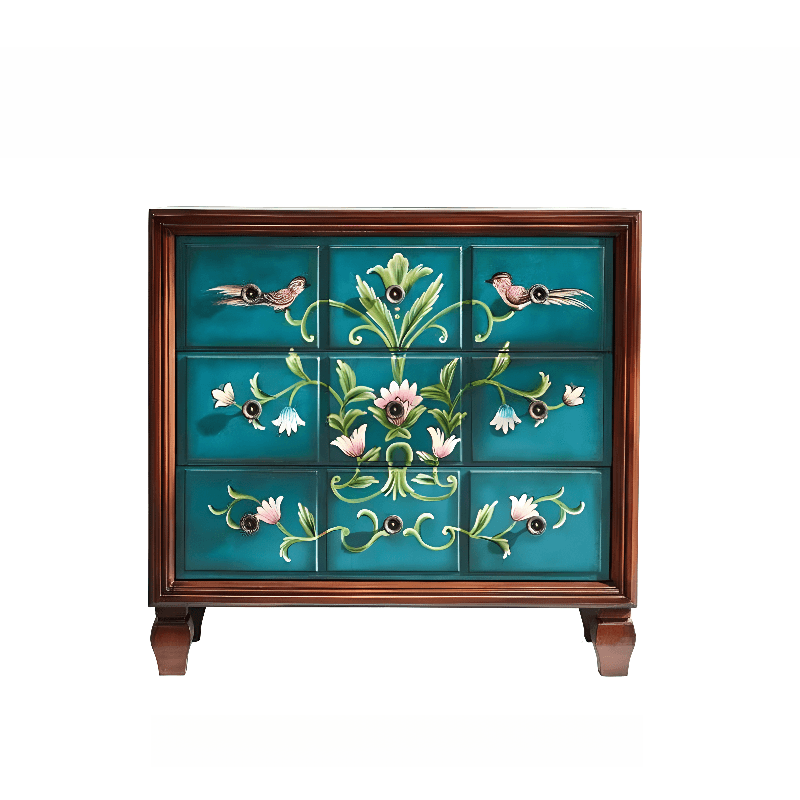 Modern Simple Style 3 Tiers/5 Tiers/4 Tiers Bachelor Chest/Console Dresser/Semainier in Solid+Manufactured Wood, Dyed Finish