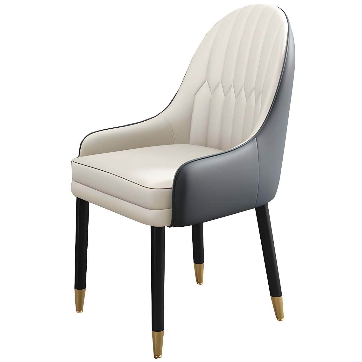 Leather Contemporary Home Side Chair Parsons Chair of 21'' Wide Chairs thumbnail 7