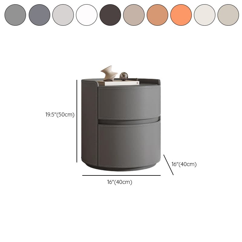 Simple 2 Tiers Nightstand With Drawer Organization, 2 Drawers thumbnail 29