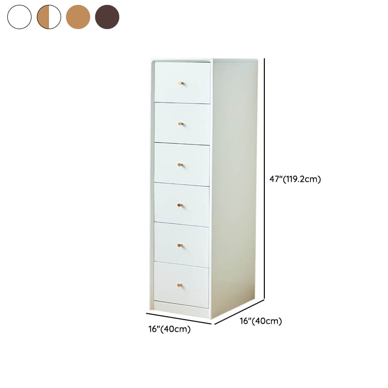 Minimalist Natural Wood Bachelor Chest with 6 Drawers, Vertical Orientation thumbnail 26