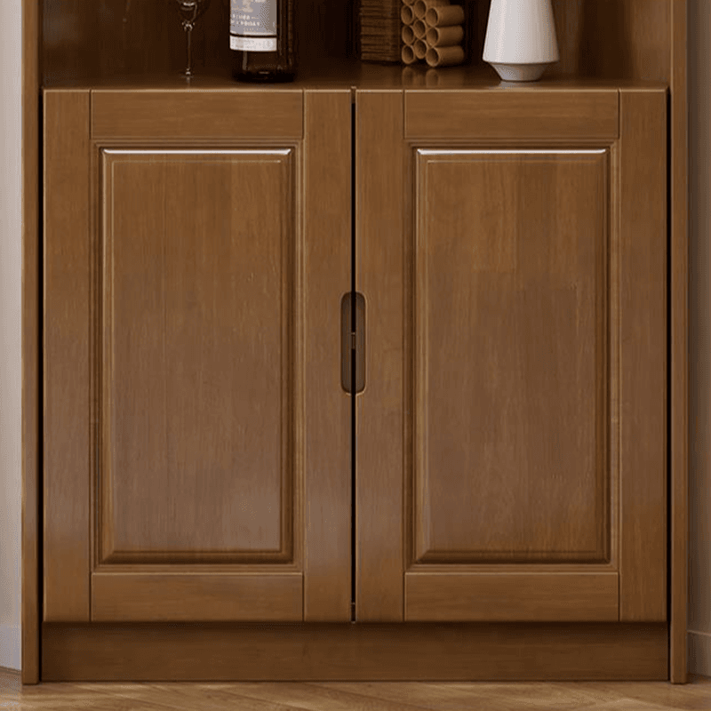 Independent Rubberwood Utility Storage Cabinet with Shelves, Living Room thumbnail 14