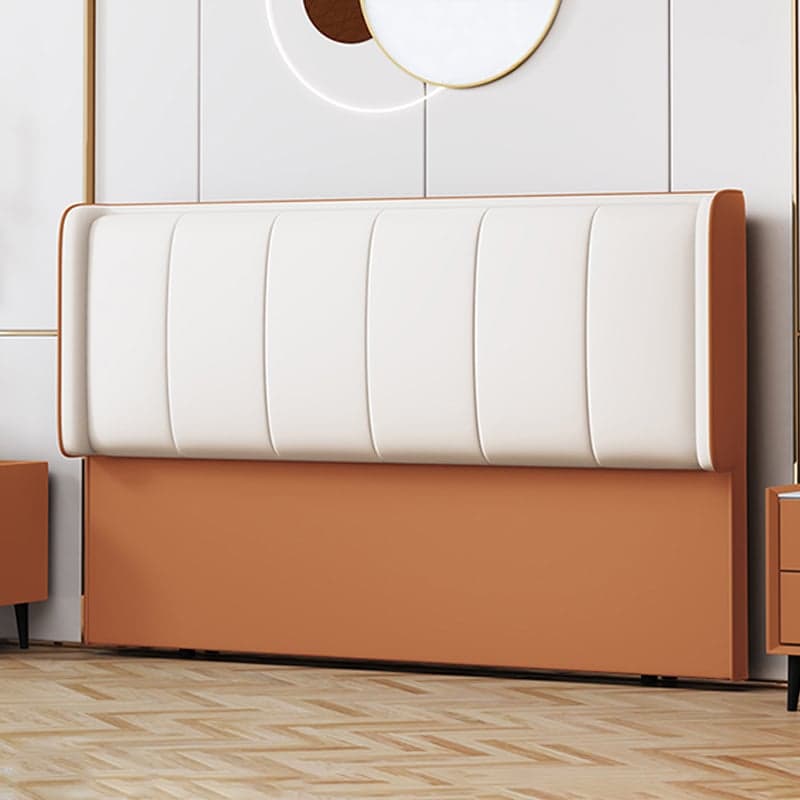 Trendy Panel Headboard in Natural Wood with No Distressing, Rectangle Shape for Twin XL/Full/Queen Bed, Featuring Sponge Upholstery Fill and Standard Height thumbnail 7