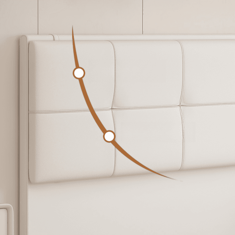 Modish Style Panel Headboard with No Distressing, Button-tufted Rectangle Design for Twin XL/King/Queen Bed, Featuring Sponge Upholstery Fill and Standard Height thumbnail 9