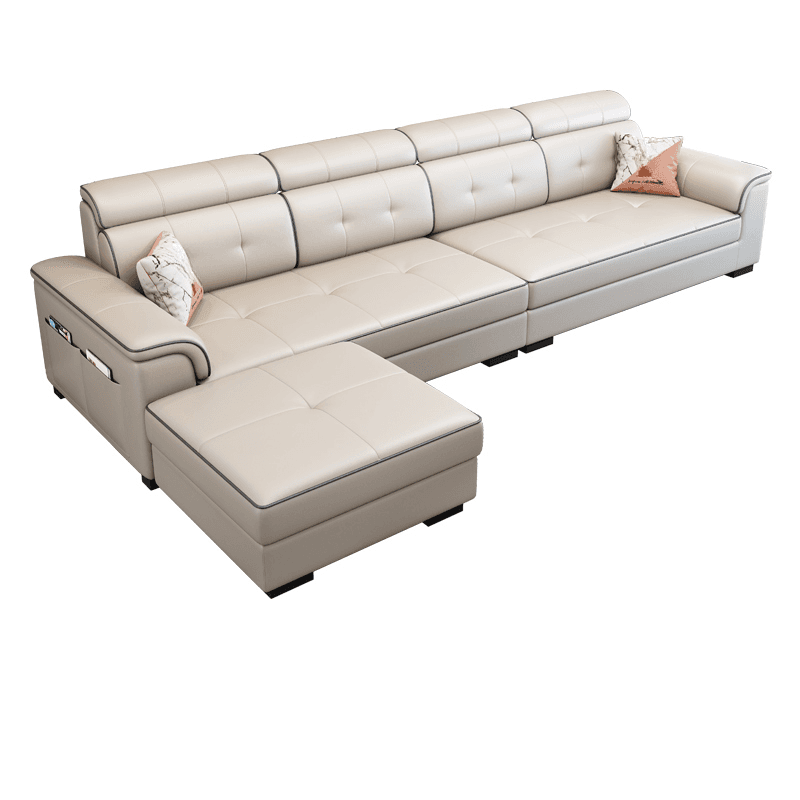 L-Shape Parlor Corner Sectional with Left Hand Facing Orientation, Decorative-stitched Tufting and Concealed Support thumbnail 11