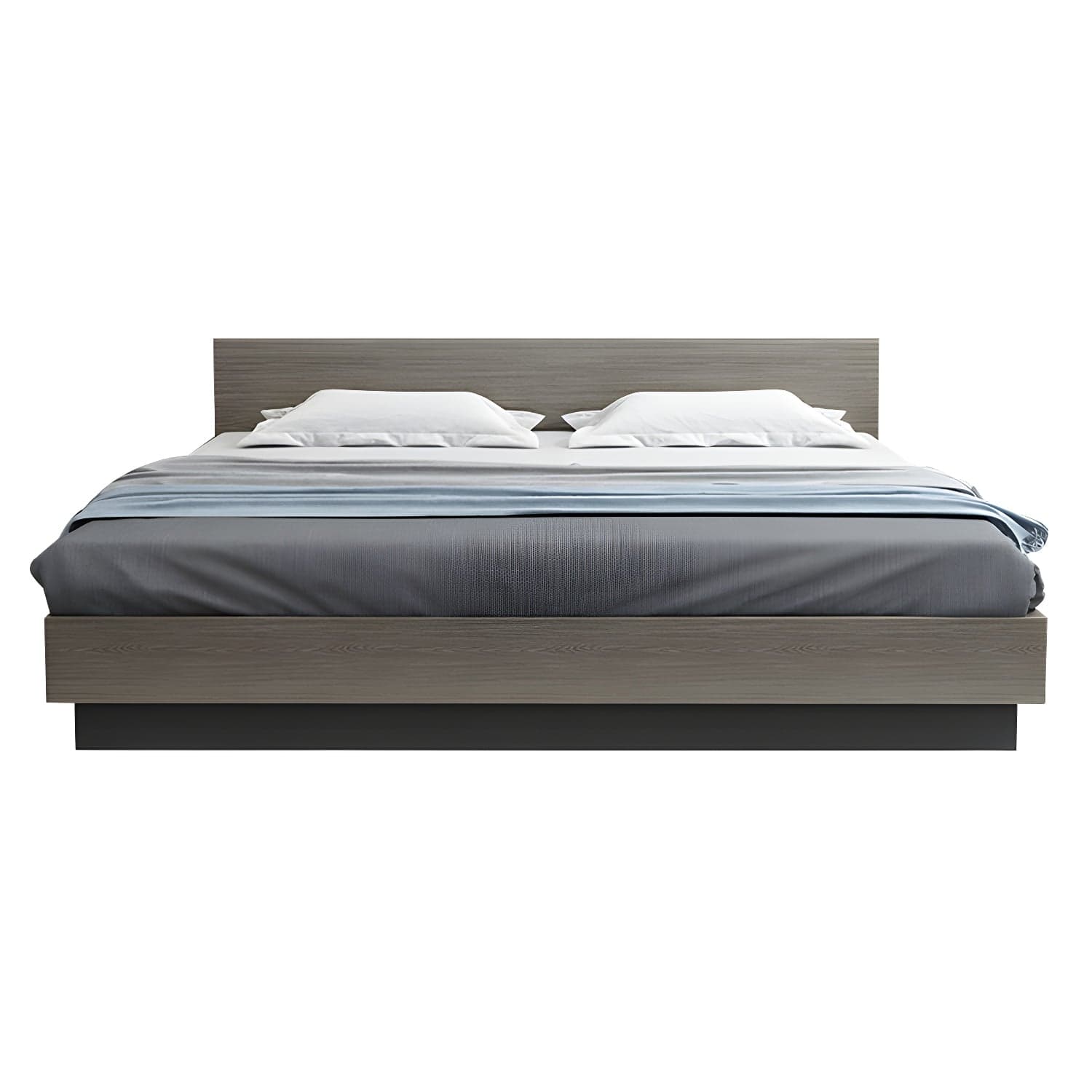 Lift Up Storage Platform Bed Contemporary Platform Bed Frame with Headboard thumbnail 1