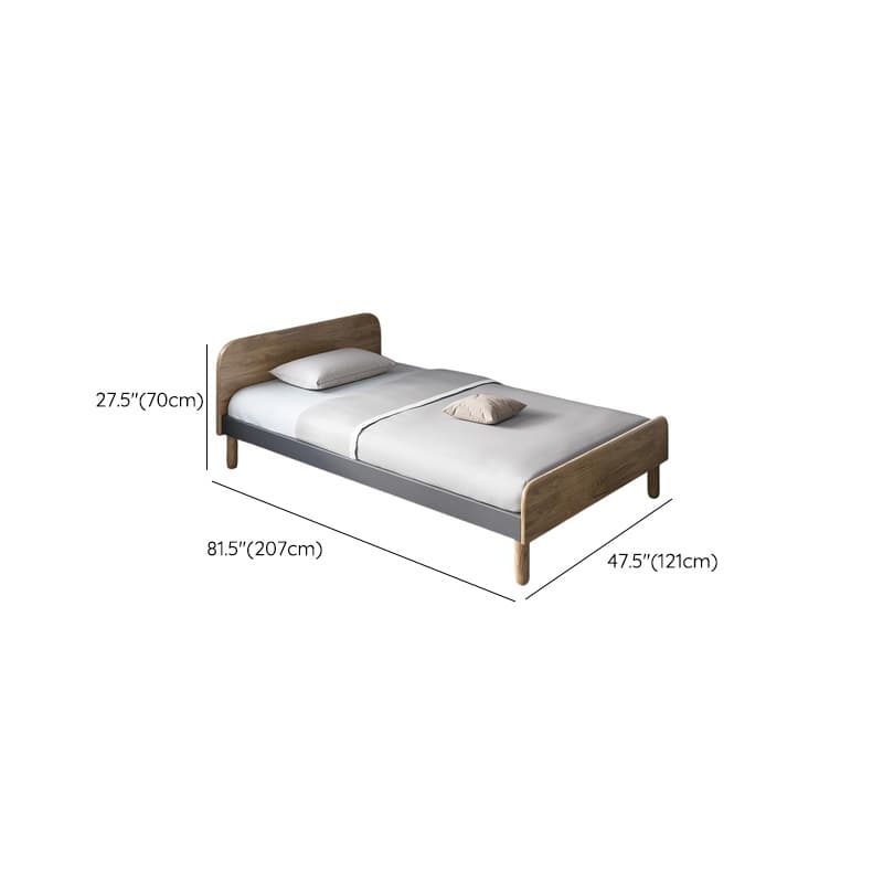 Solid Color Storage Included Panel Bed with 3 Storage Boxes and Panel Headboard thumbnail 7