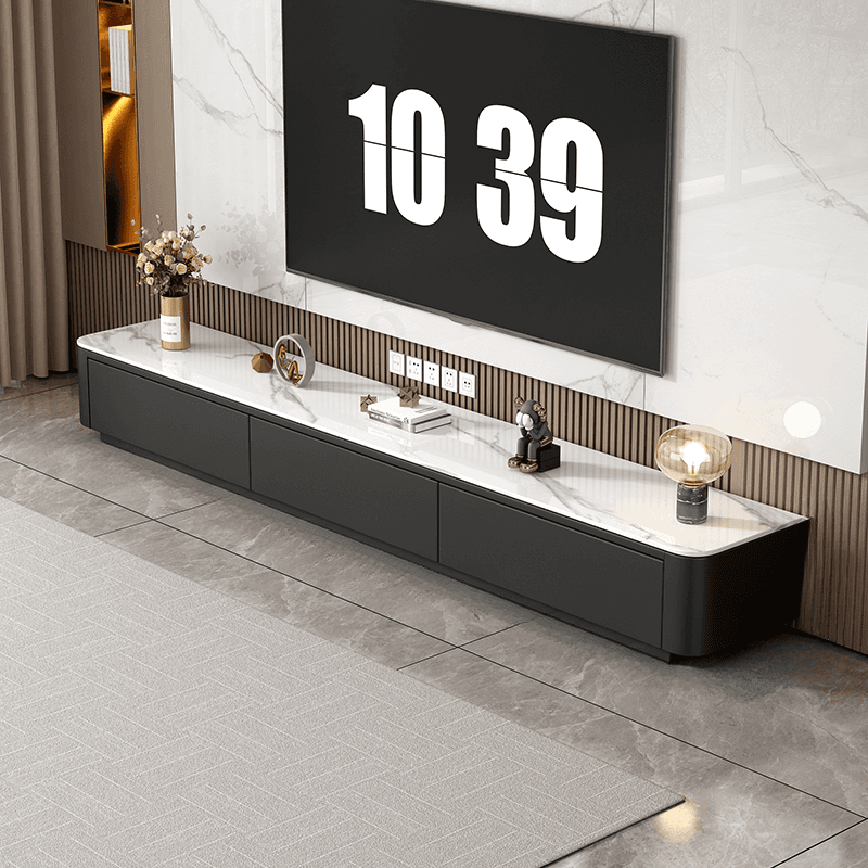 Modern Stone TV Stand with 4 Drawers/3 Drawers/6-Drawer and Cable Management thumbnail 3