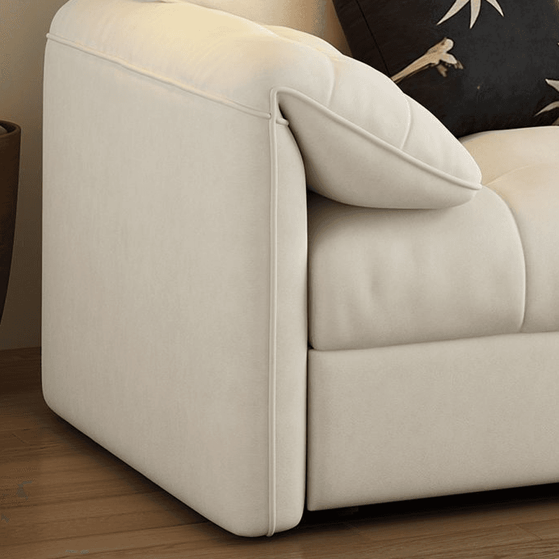 L-Shape/Straight White Sofa/Sofa Recliner with Under-seat Storage and Left/Horizontal Orientation thumbnail 6