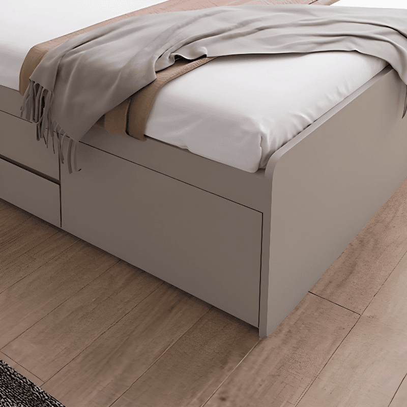 Cream Solid Color Storage Included for Bedroom thumbnail 6