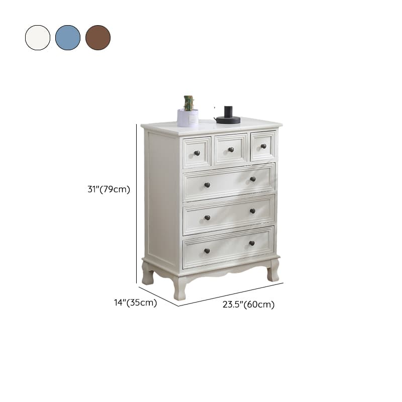 Wooden Bronze Solid Wood Dressers & Chests with Drawers Metal Handle, No Assembly - image 15