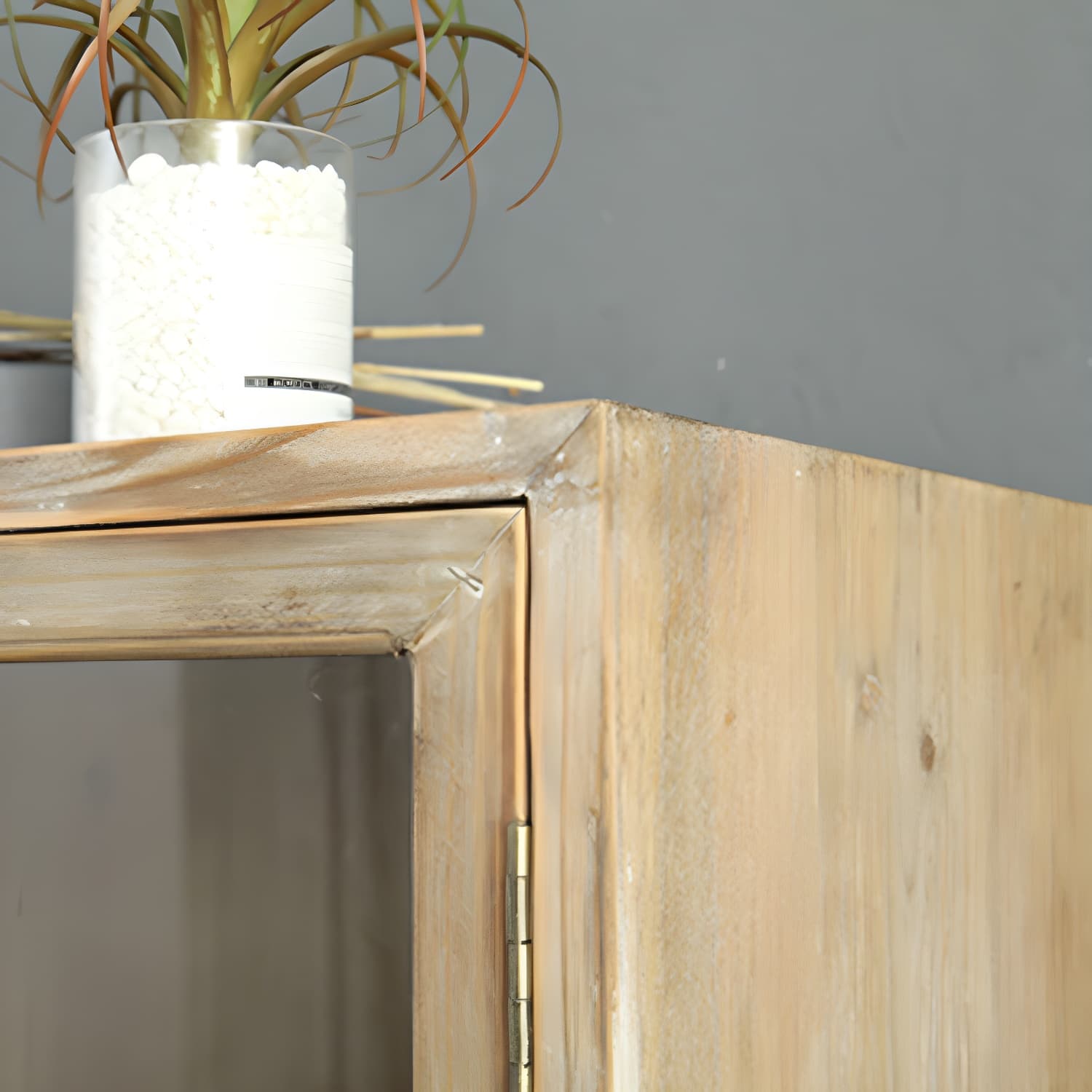 Solid Wood Accent Cabinet Industrial Stain Resistant Cabinet thumbnail 8