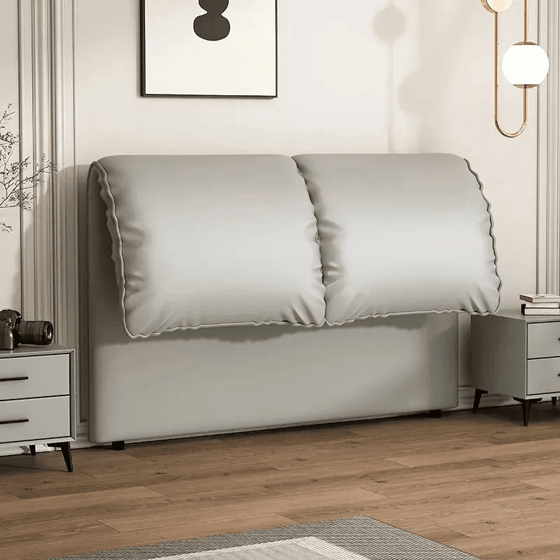 Art Deco Style Panel Headboard in Pine Wood with No Distressing, Rectangle Shape for Full/Queen/Twin XL Bed, Cotton Upholstery, Standard Height thumbnail 7